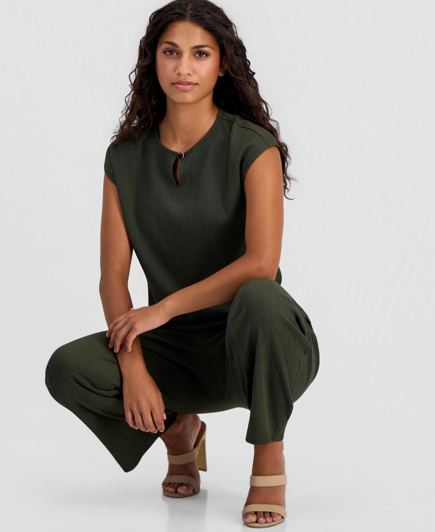 Petite Keyhole Neck Top