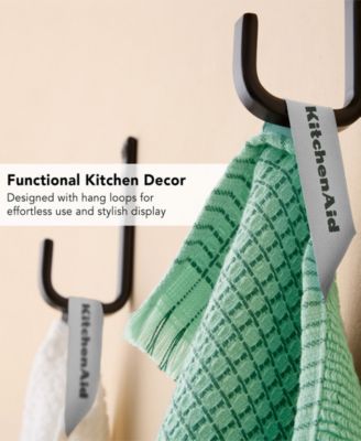 Gourmet Series Gridlines Kitchen Towels Set of 3, 18" x 28"