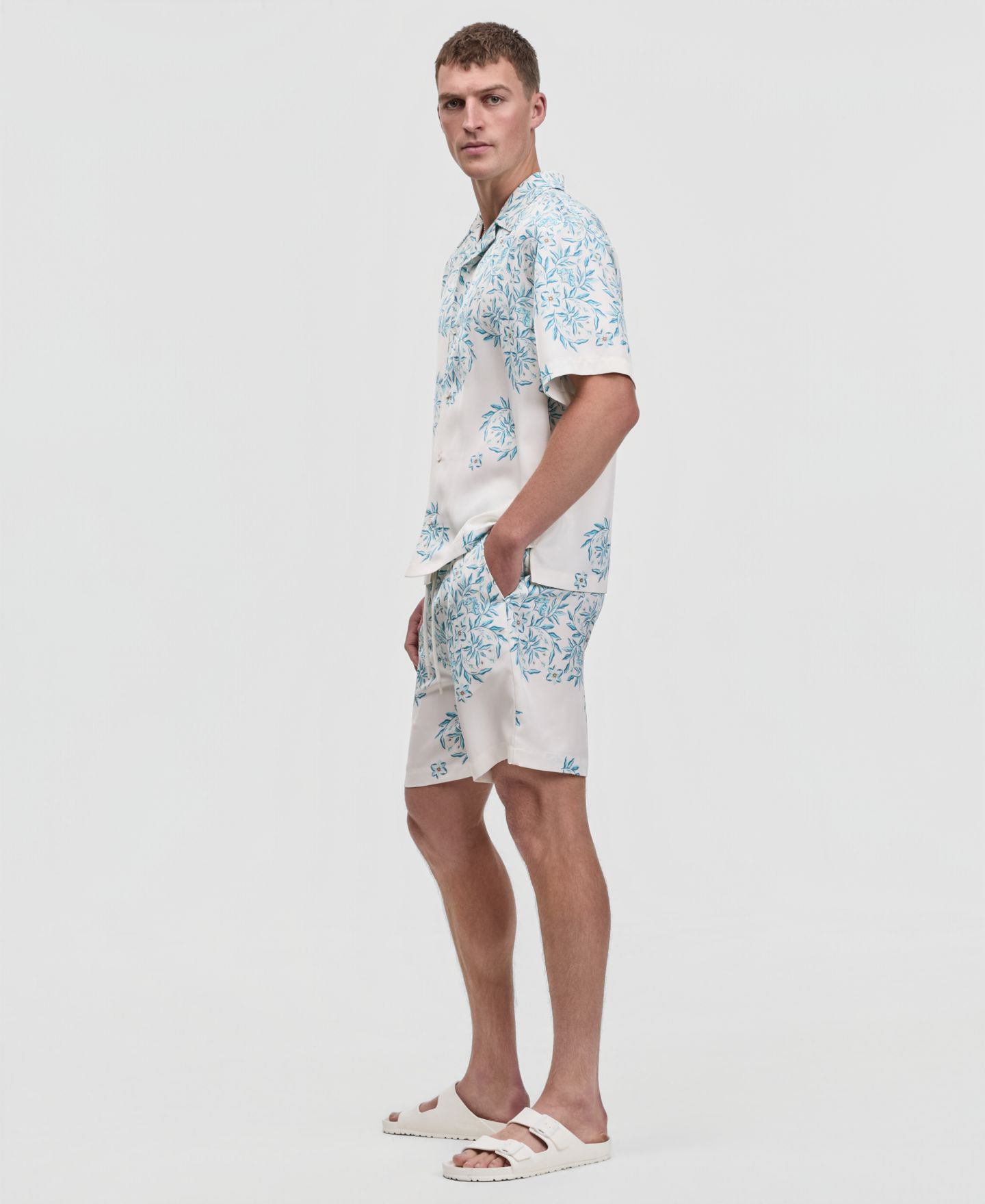 Мужские шорты Mode of One Kaleidoscope Tropical 6.5" Shorts, цвет: Натуральный — фото 3