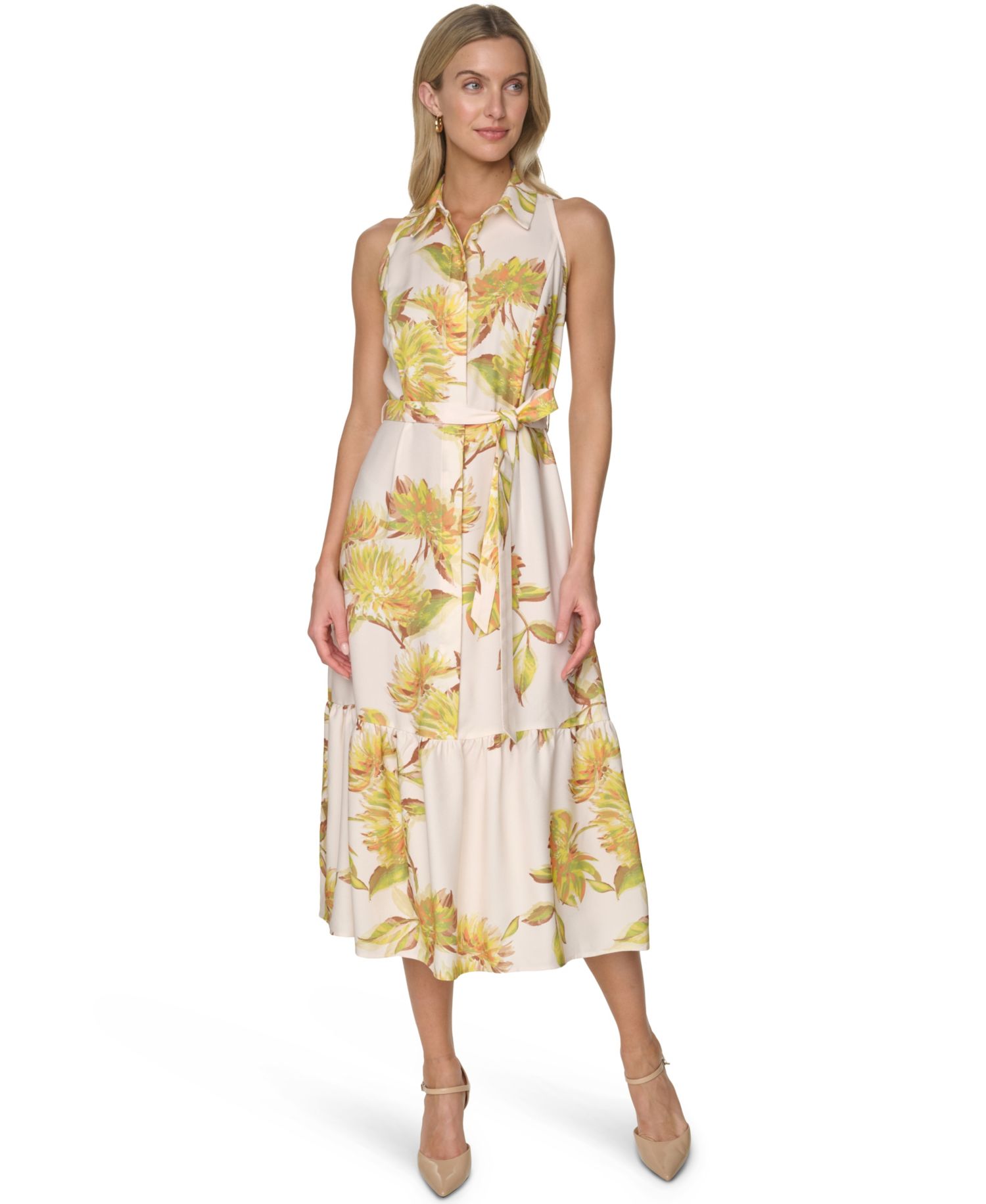 Women’s Collared Midi Dress