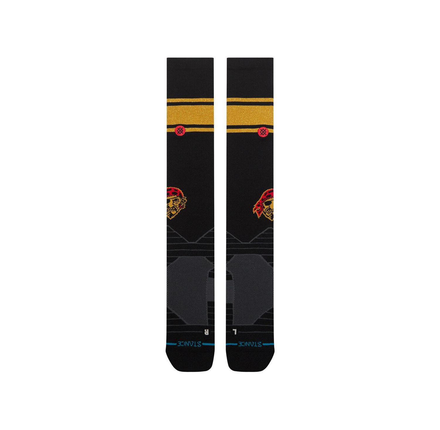 Men's and Women's Black Pittsburgh Pirates 2026 City Connect Over The Calf Socks