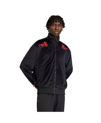 Men's Black Arsenal x Places Faces Full-Zip Track Jacket