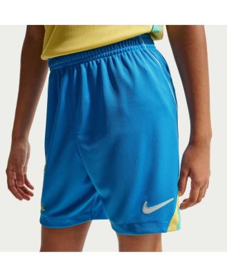 Big Boys and Girls Blue Brazil National Team 2026 Home Stadium Replica Shorts