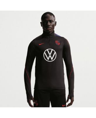 Men's Black USMNT 2026 Strike Dri-FIT Quarter-Zip Long Sleeve Drill Sweatshirt
