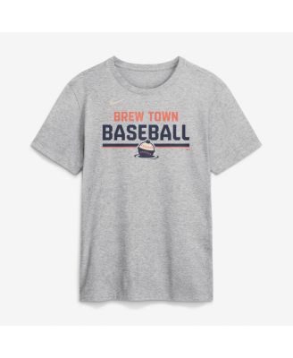 Men's Heather Gray Milwaukee Brewers 2026 City Connect Stacked Team Phrase T-Shirt