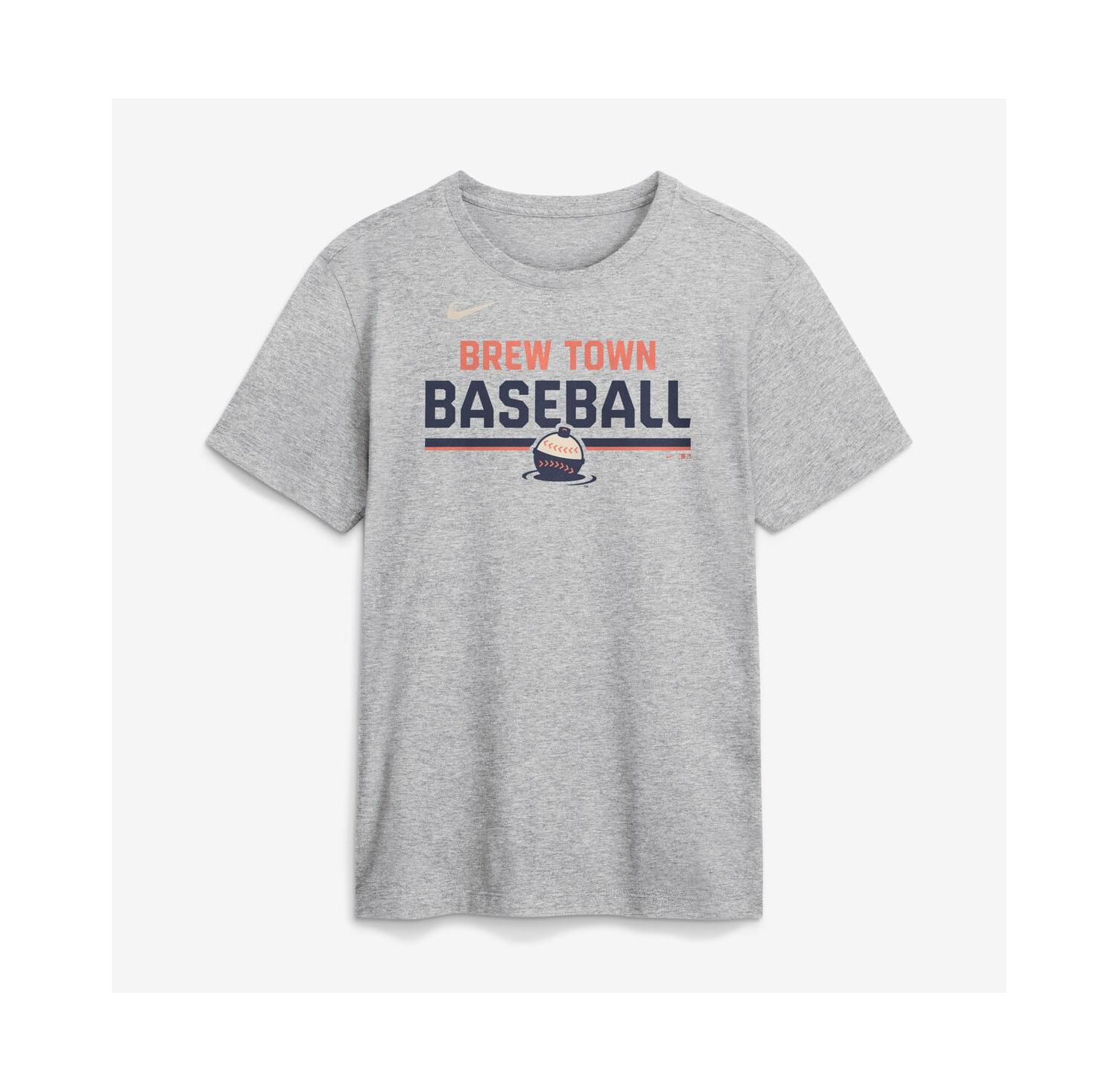 Men's Heather Gray Milwaukee Brewers 2026 City Connect Stacked Team Phrase T-Shirt