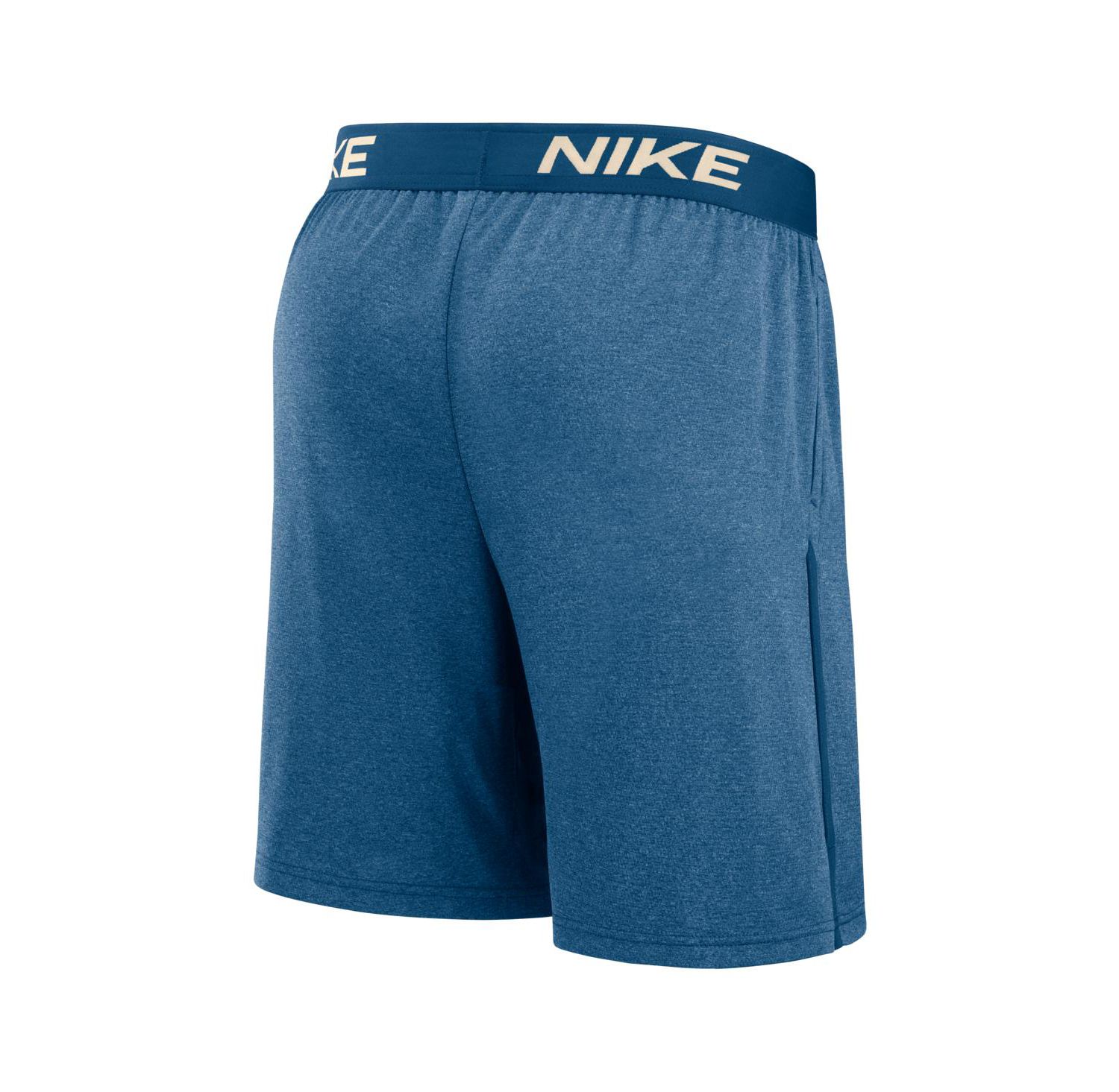 Men's Blue Milwaukee Brewers 2026 City Connect Authentic Collection Dri-FIT Knit Shorts
