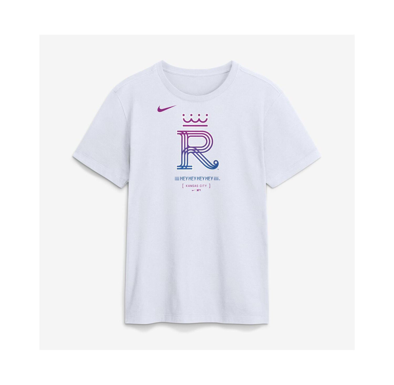 Men's White Kansas City Royals 2026 City Connect Large Logo T-Shirt