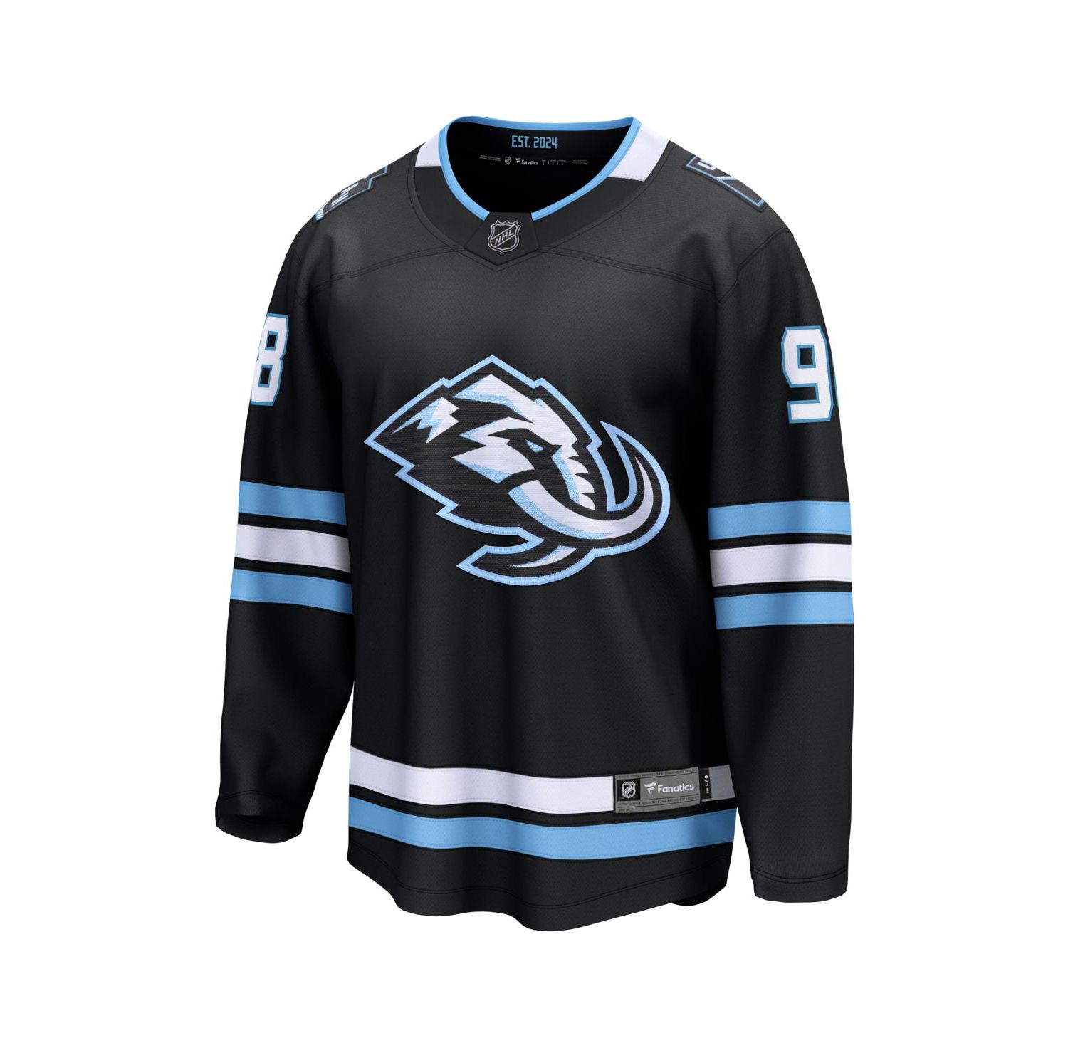 Men's Mikhail Sergachev Black Utah Mammoth Home Breakaway Player Jersey