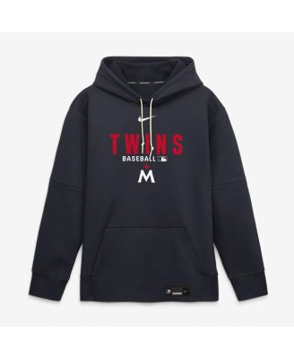 Men's Navy Minnesota Twins Authentic Collection Therma-FIT Hoodie