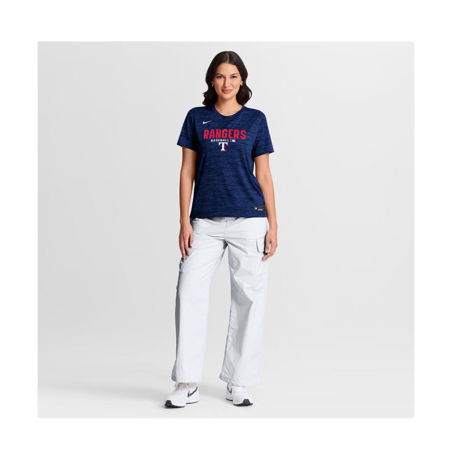 Женская футболка Nike Royal Texas Rangers Authentic Collection Velocity Dri-FIT — фото 3