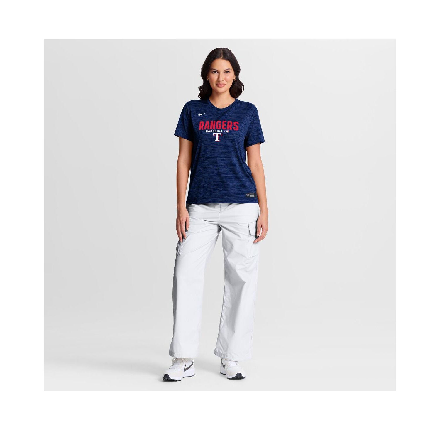 Women's Royal Texas Rangers Authentic Collection Velocity Dri-FIT T-Shirt
