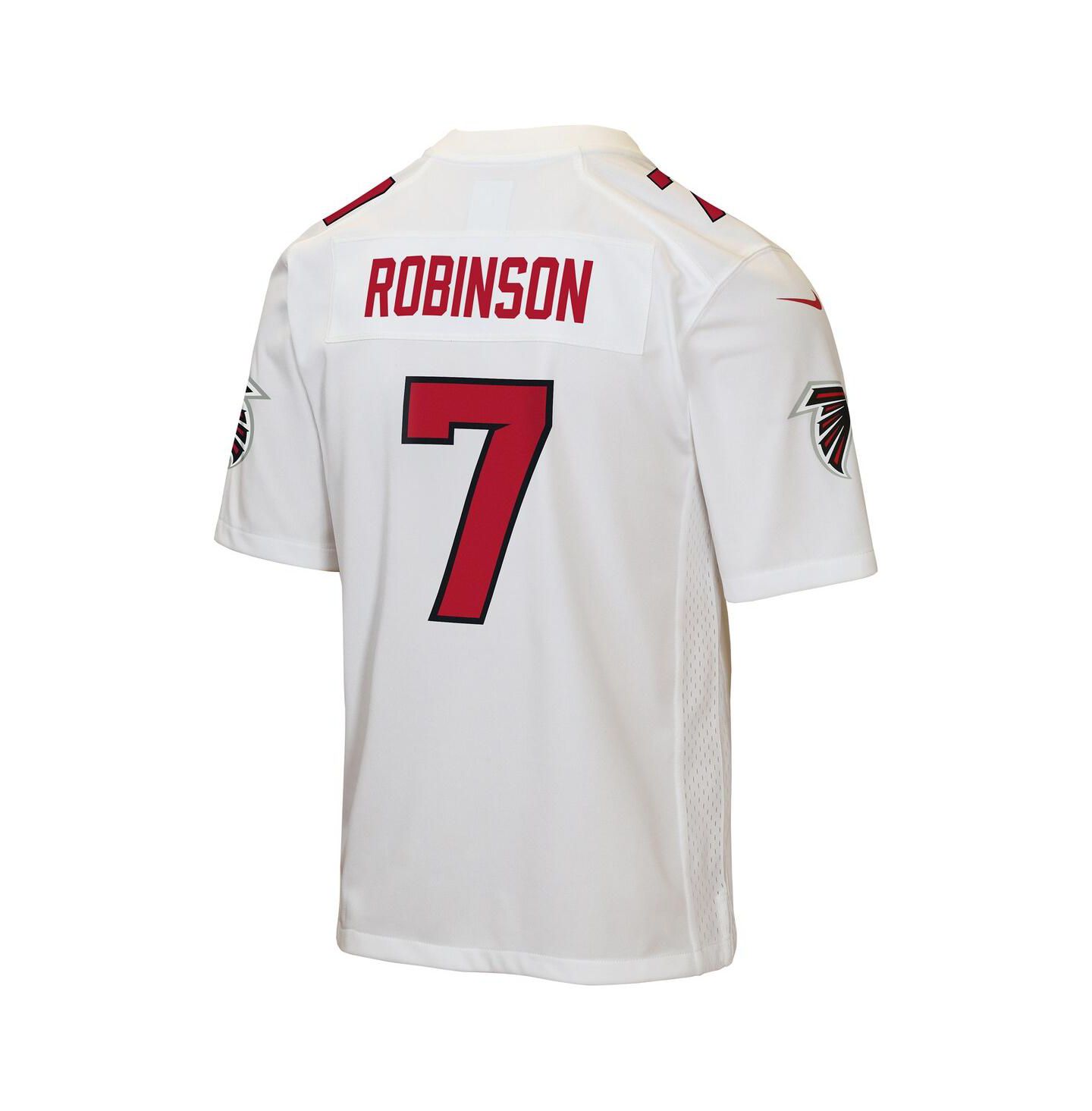 Детская игровая джерси Nike Bijan Robinson Atlanta Falcons, White — фото 2