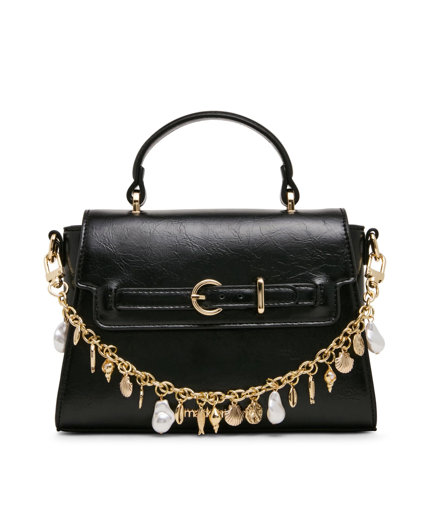 Shell Small Magnetic Snap Satchel Handbag