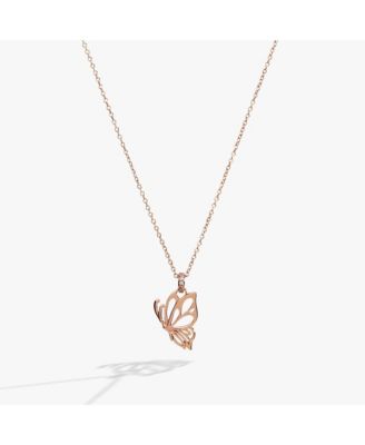 Goliath Butterfly Openwork Pendant Necklace