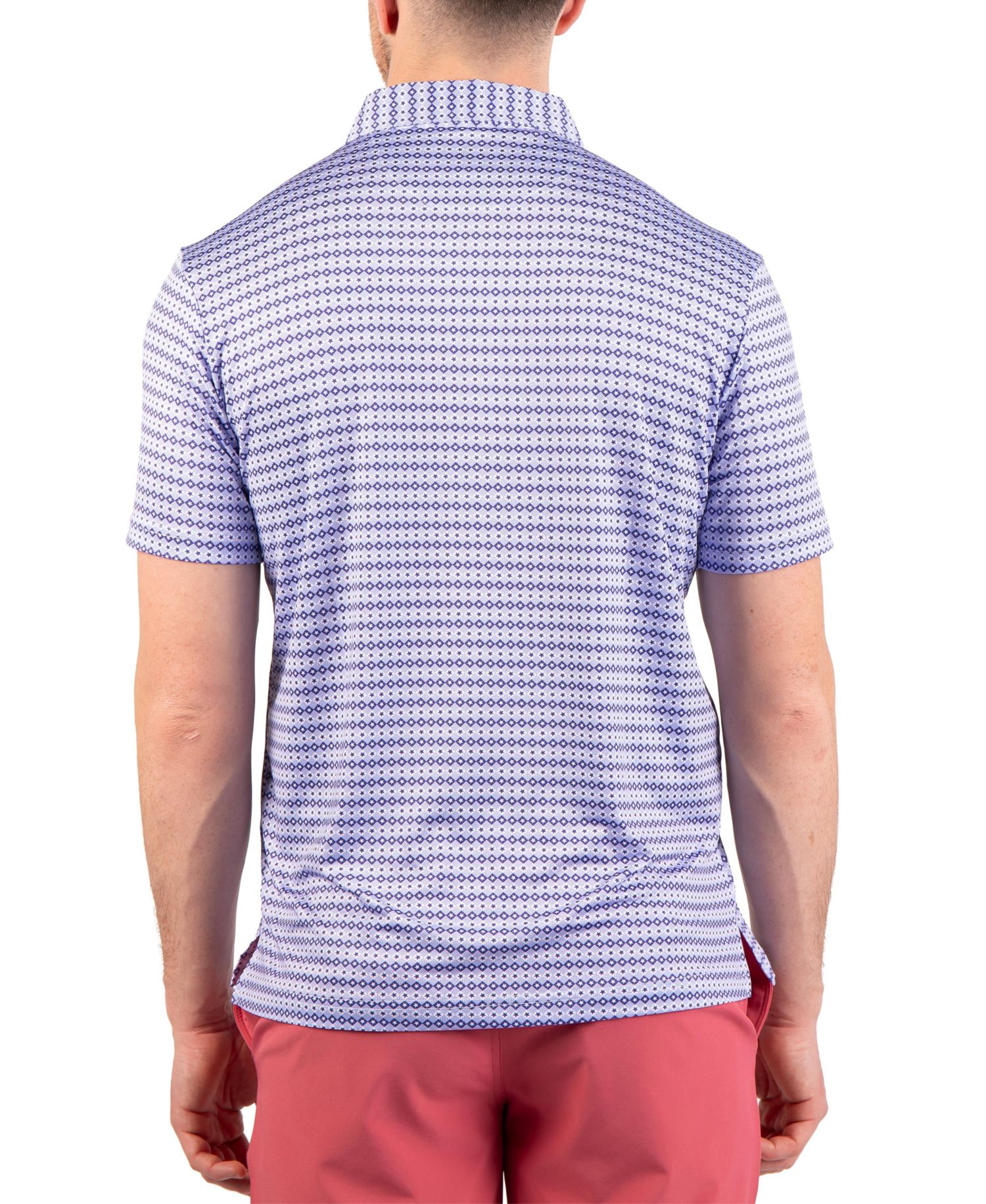 Men's Geo Stars Printed Performance Polo
