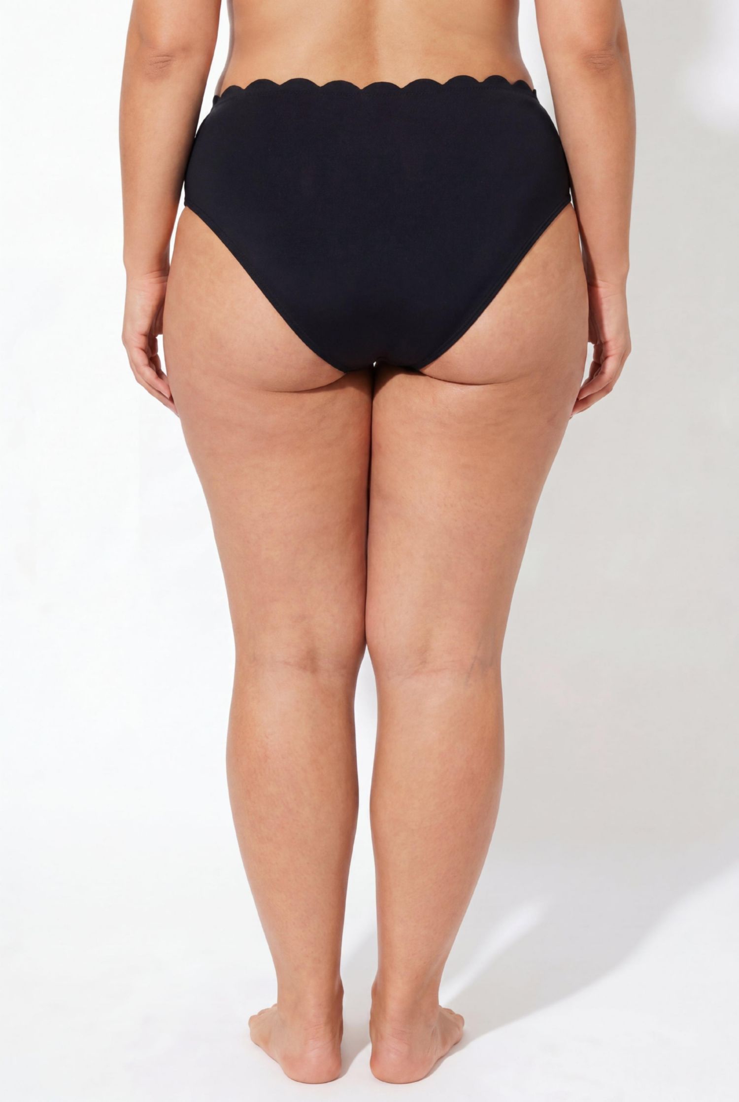 Women's Scallop Trim Swim Brief