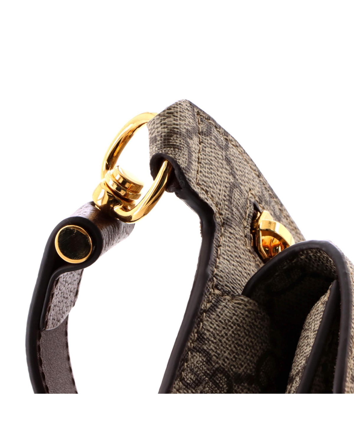 Pre-Owned Gucci Blondie Flap Pocket Belt Bag Gg Coated Canvas