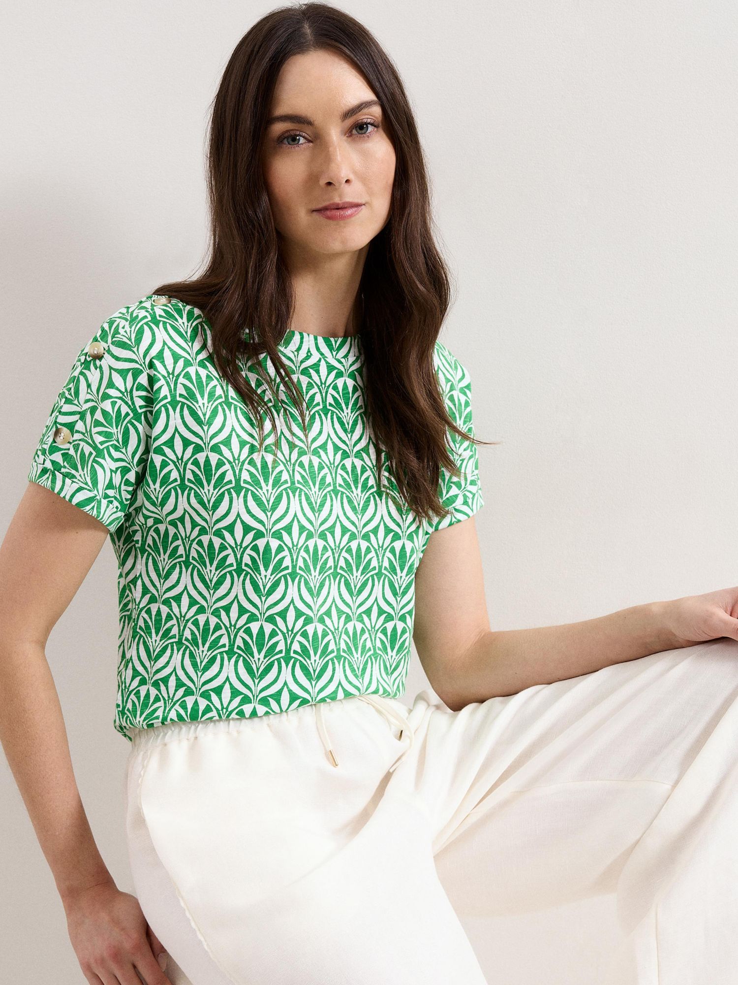 Women's Suzie Short Sleeve Boat Neck Top