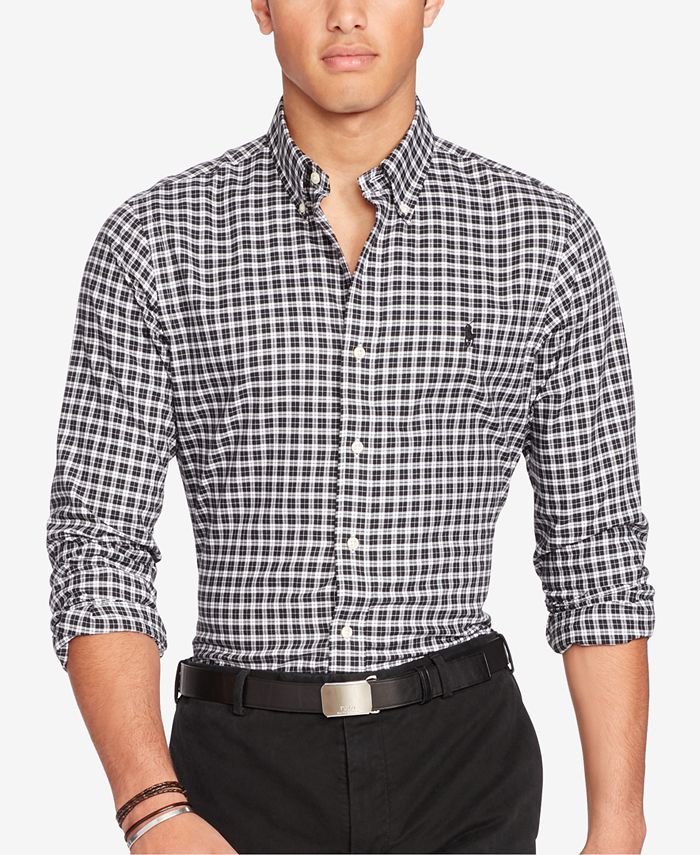 Polo Ralph Lauren Men's Twill Plaid Shirt & Reviews - Casual Button ...