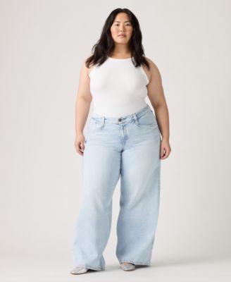 Plus Size '94 Baggy Wide-Leg Relaxed-Fit Denim Jeans