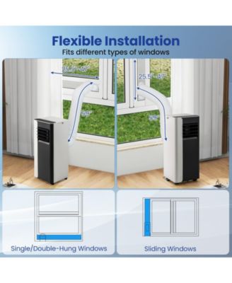 10000 BTU Portable Air Conditioner 3-in-1 with 24H Timer