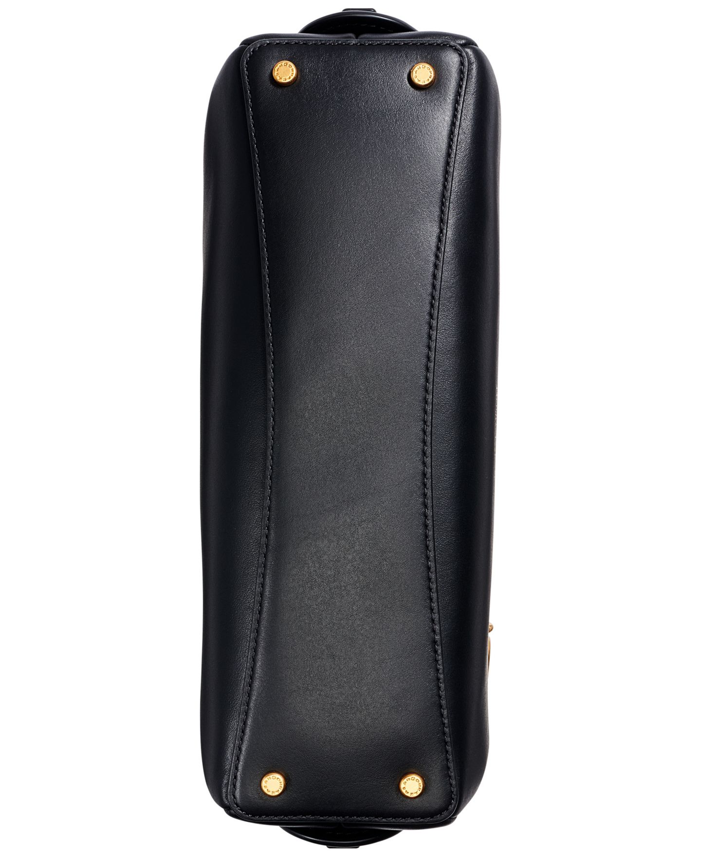Женская сумка Donna Karan New York Terry Medium Shoulder Handbag, цвет: Чёрный / Золотой — фото 6