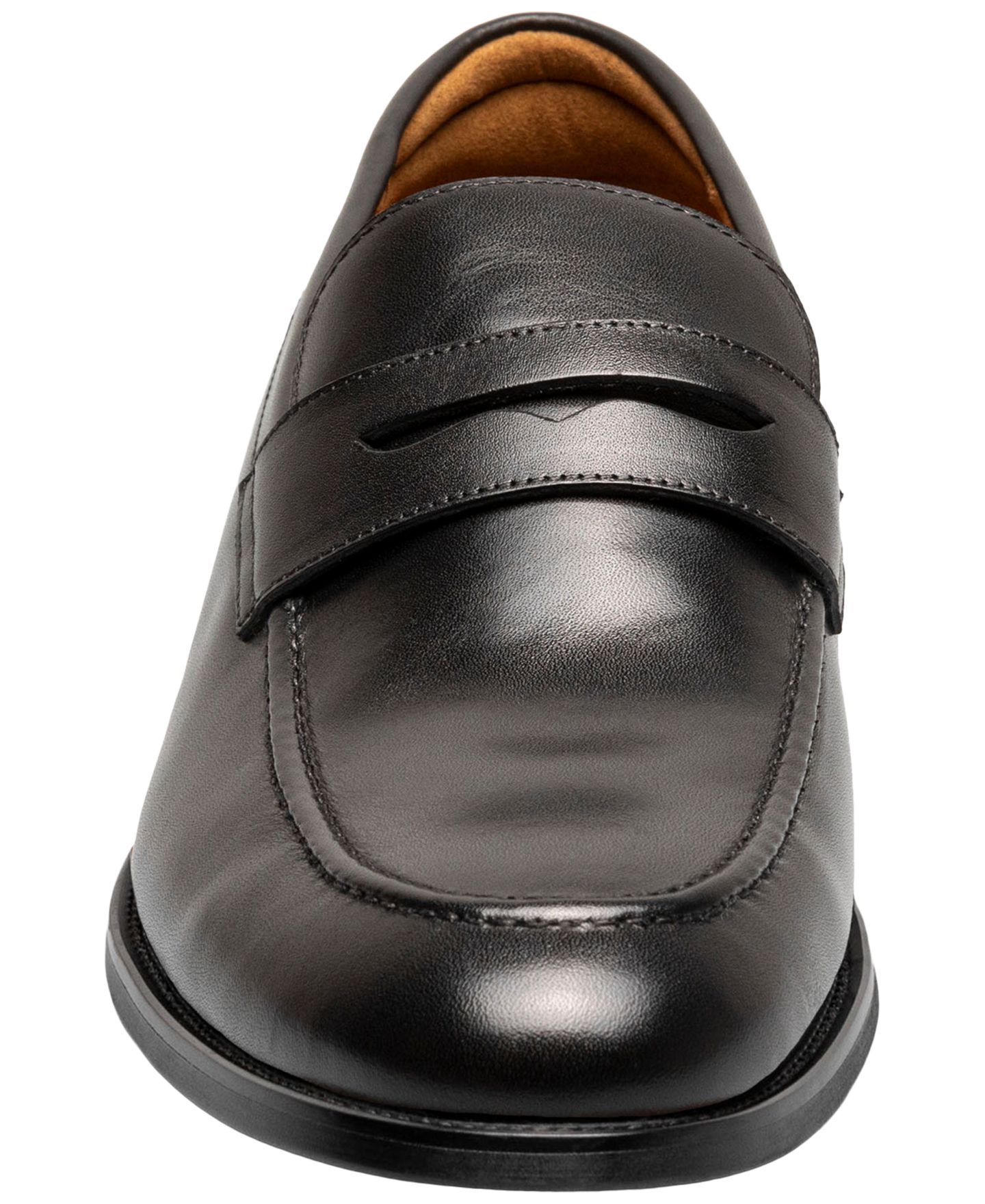 Мужские лоферы Florsheim Ruvo Moc-Toe Penny Loafers, цвет: Чёрный — фото 6