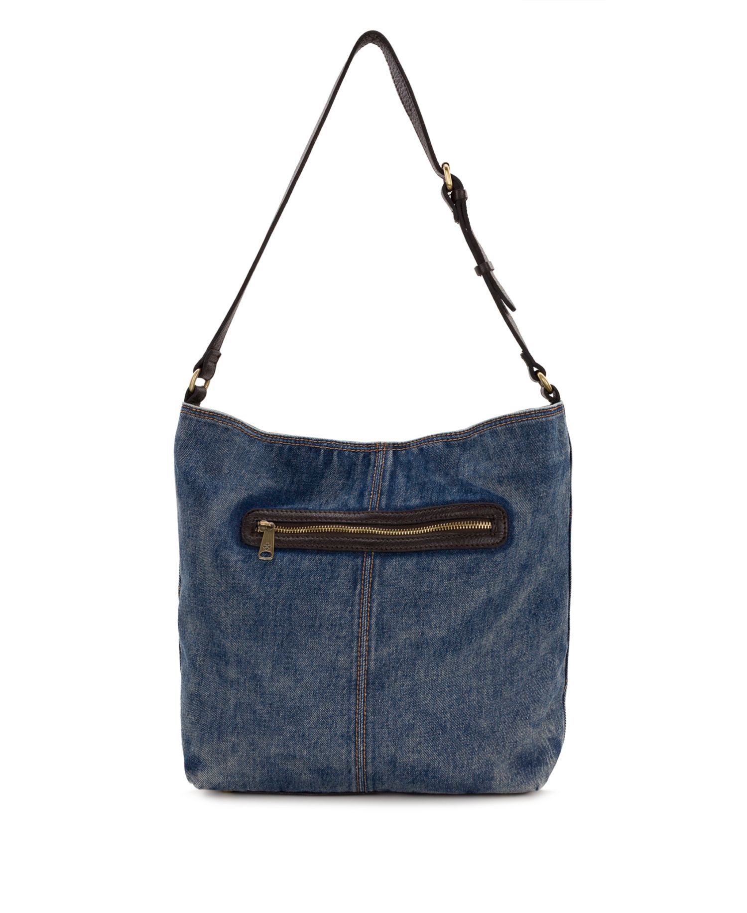 Heidal Large Patchwork Denim Shoulder Handbag