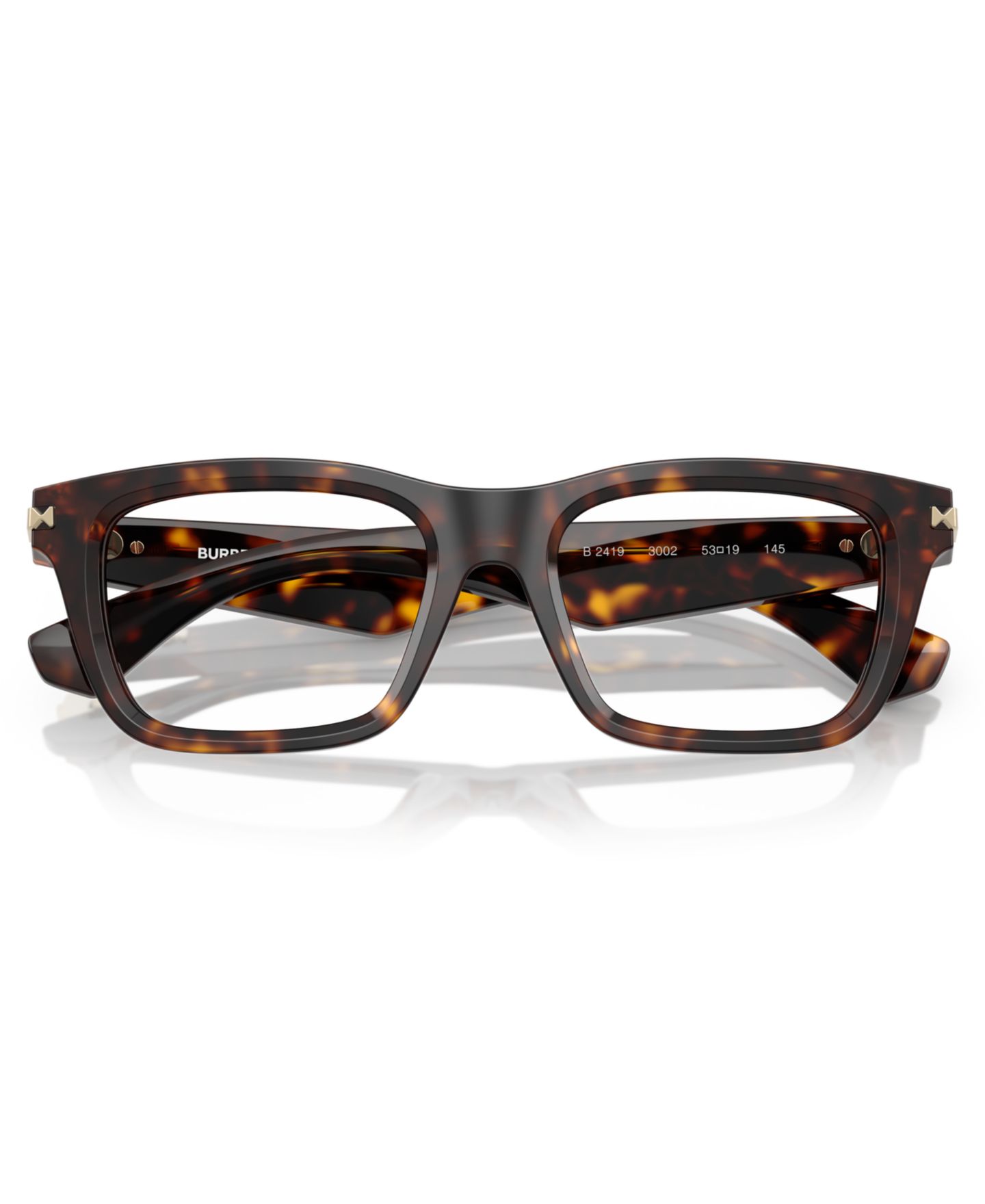Мужские очки Burberry Rectangle Eyeglasses, BE2419, цвет: Тёмный гавана — фото 5