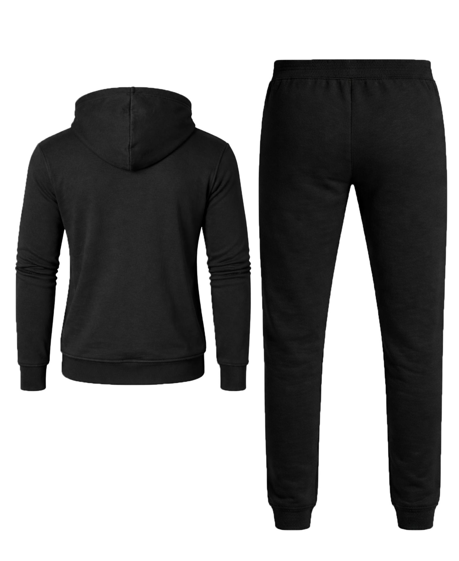 Men's French Terry Zip-Up Hoodie and Joggers, 2-Piece Set
