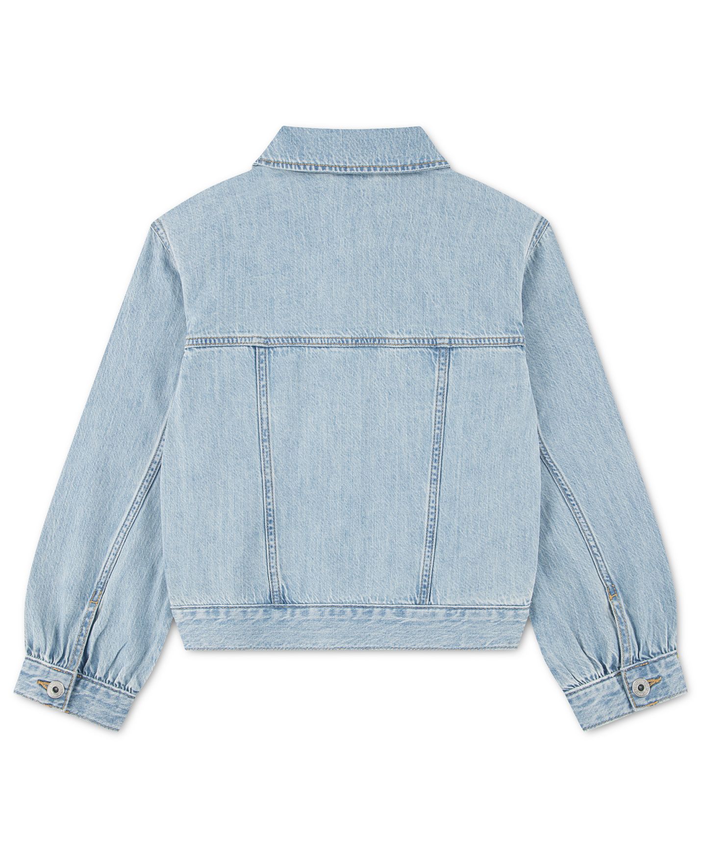 Куртка abercrombie kids Oversized Dobby Jacket для девочек-малышей, цвет: Синий — фото 2