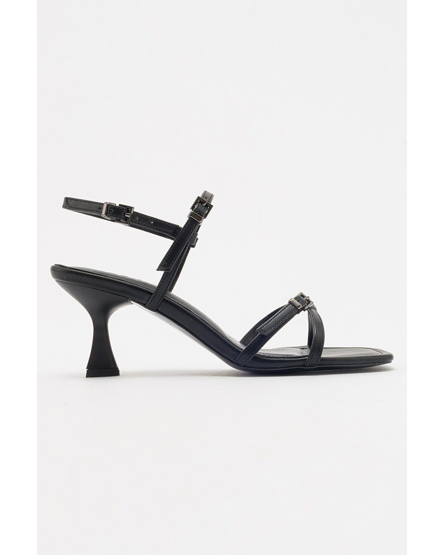 Женские сандалии Prologue Shoes Nebel Strappy Stiletto, цвет: Чёрный — фото 2