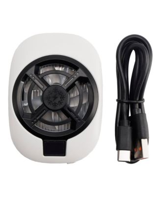 Semiconductor Phone Cooler with 3-Speed Fan and RGB Light