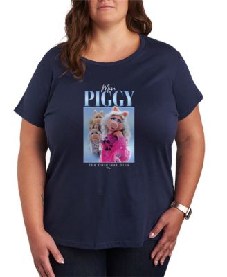 Plus Size the Muppets Miss Piggy Original Diva Short-Sleeve Graphic T-Shirt