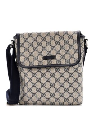 Small Flap Messenger GG Coated Canvas