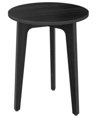 Compact Round End Table Small Side Table for Space Saving Use