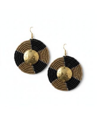 Sanaa African Beaded Earrings  Handcrafted Kenyan Statement Jewelry