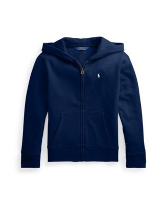 Polo Ralph Lauren Girls 7-16 Fleece Full-Zip Hoodie - Macy's