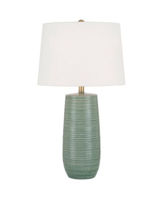 Kerry 28 1/2" High Stripes Ceramic Table Lamp with Dimmer