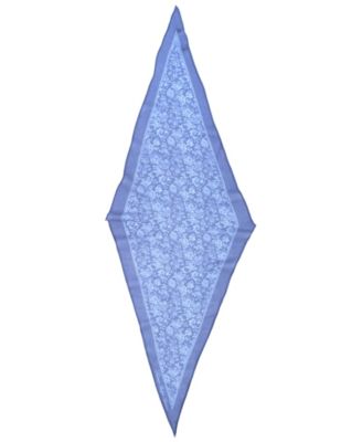 Tonal Floral Small Diamond Scarf