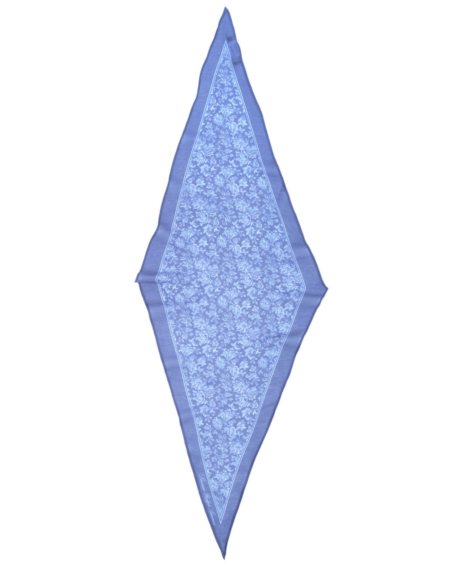 Tonal Floral Small Diamond Scarf