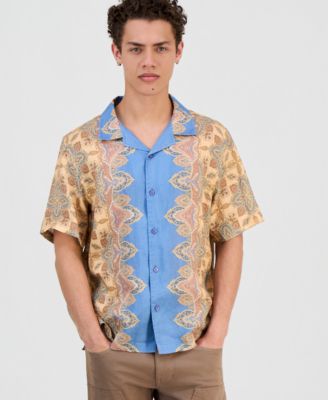 Men's Napa Linen Casa Blanca Short-Sleeve Shirt