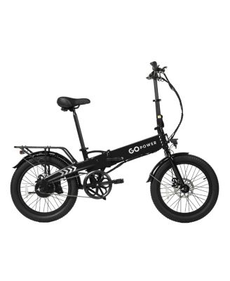 GoPowerBike GoVolt Folding Electric Bike | 20" | 500W | 20mph | 45+ Mile Range 