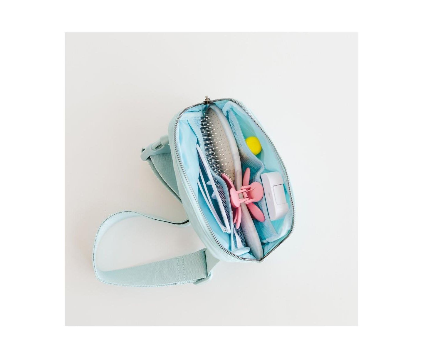Детская сумка Sweet Wink Sky Floral Bow Patch Belt, цвет: Синий — фото 4