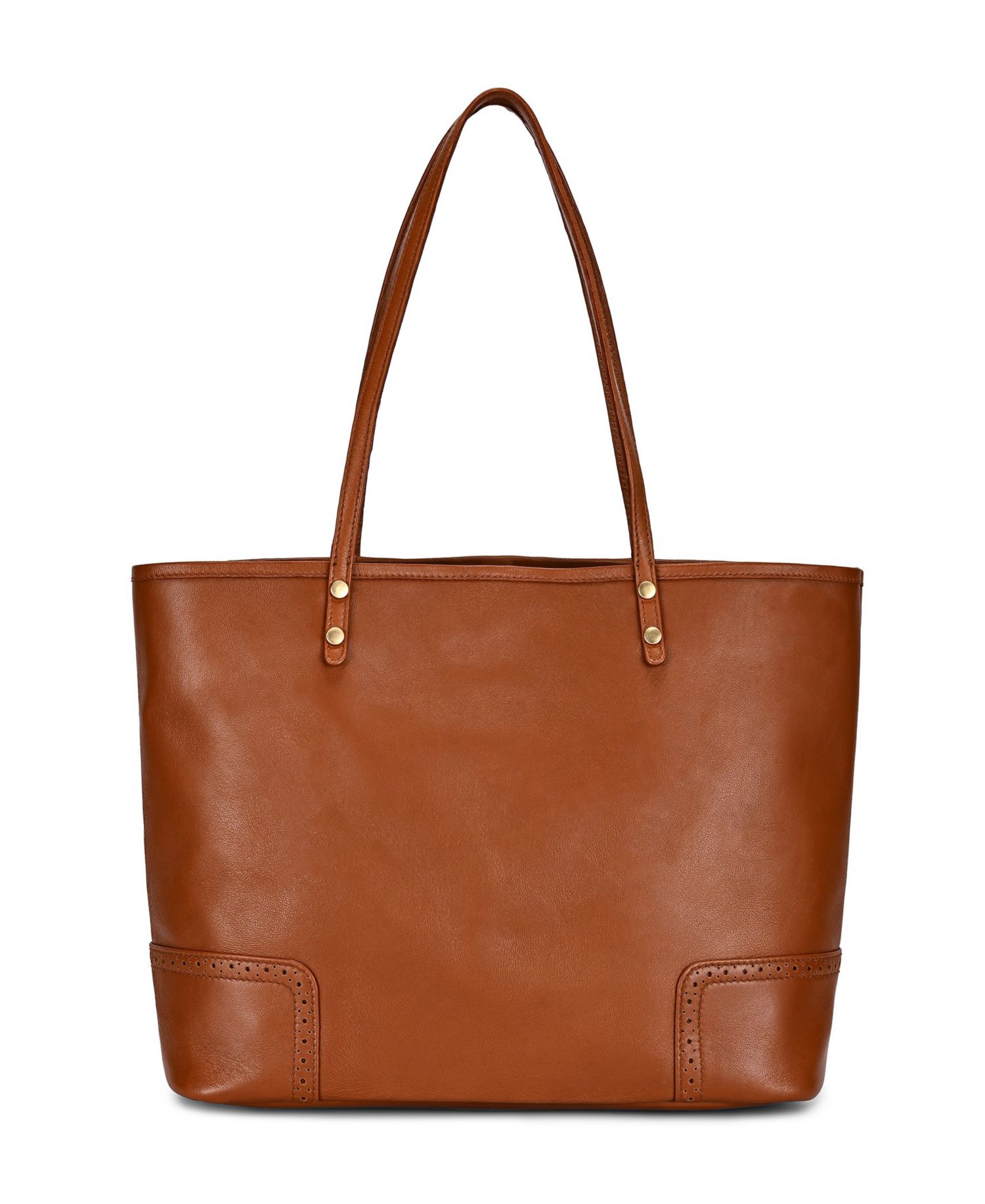 Camellia Large Reversible Leather Tote Handbag