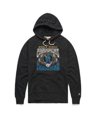 Men's Charcoal Los Angeles Dodgers 2026 Gold Collection Grateful Dead Hoodie