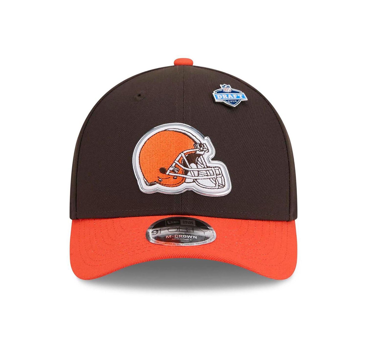 Men's Brown/Orange Cleveland Browns 2026 NFL Draft 9FORTY M-Crown Adjustable Hat