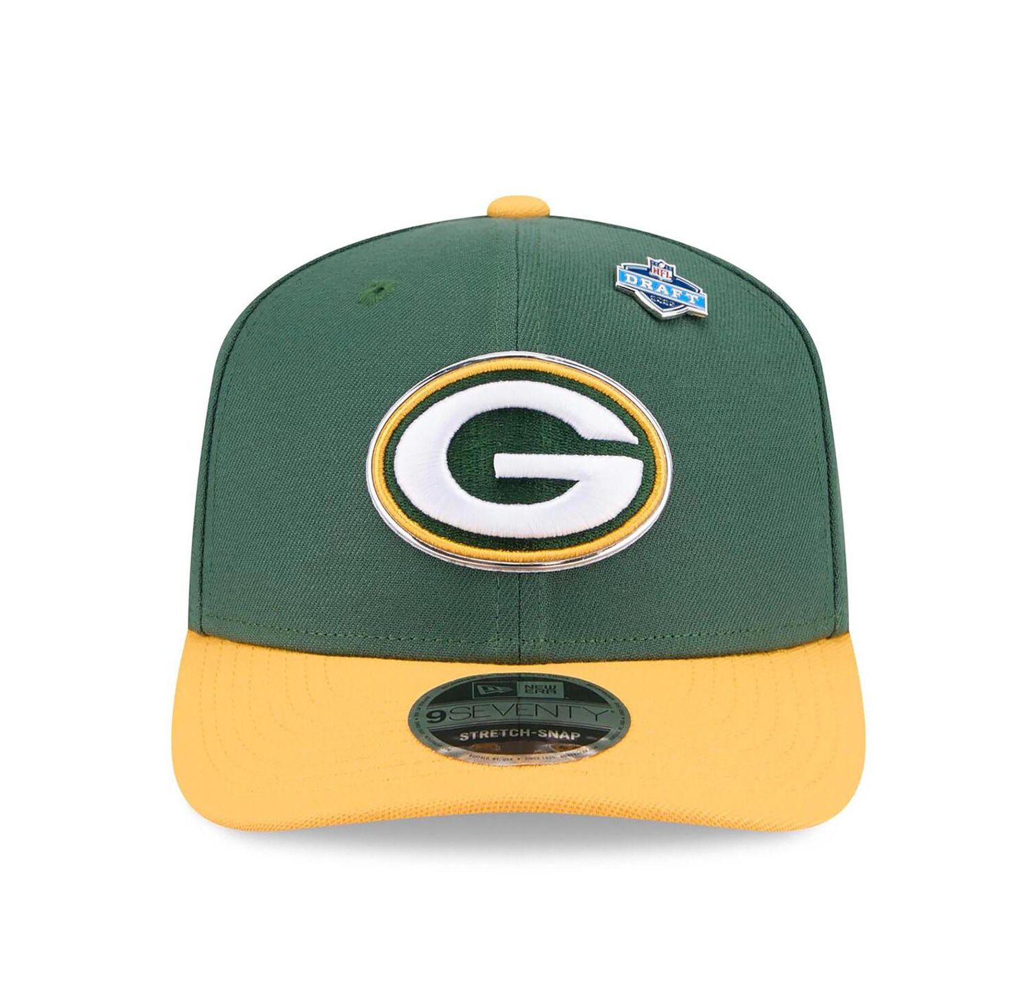 Men's Green/Gold Green Bay Packers 2026 NFL Draft 9SEVENTY Adjustable Hat