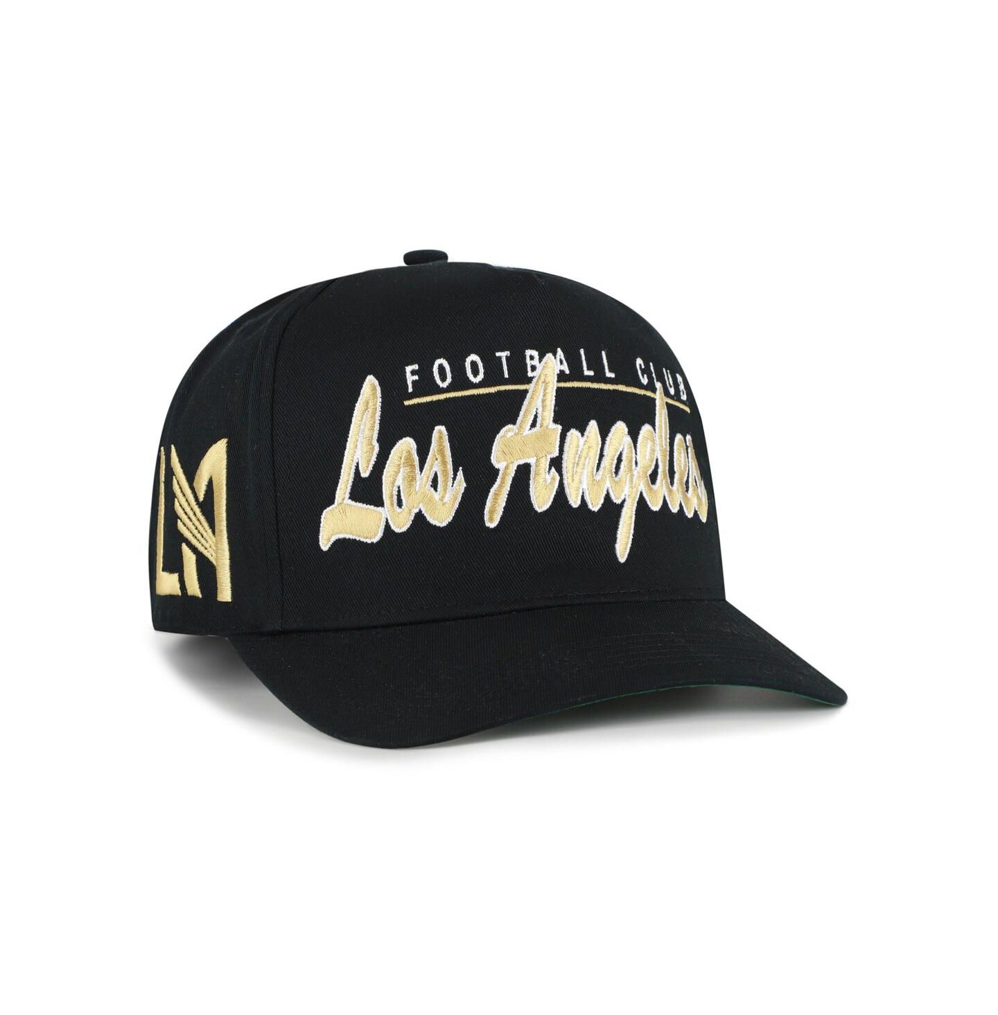 Мужская кепка '47 Brand Black Lafc Brush Mark Hitch Adjustable Hat — фото 1